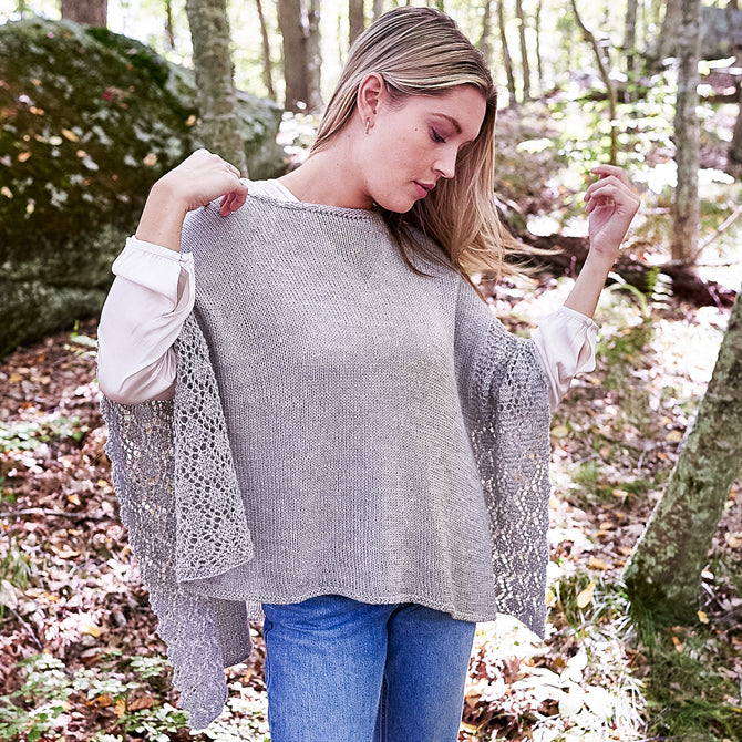 Berroco 414 Cambria Cape Knitting Pattern