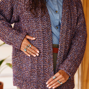 Borough Cardigan in Berroco Stratto