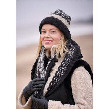 Coast Hat + Snood Knitting Pattern