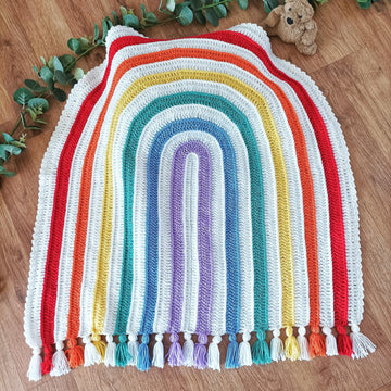 Rainbow Stripes Blanket