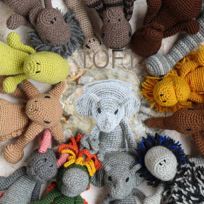 Toft Toft Quarterly - Dinosaurs: 15 Crochet Dinosaur Patterns