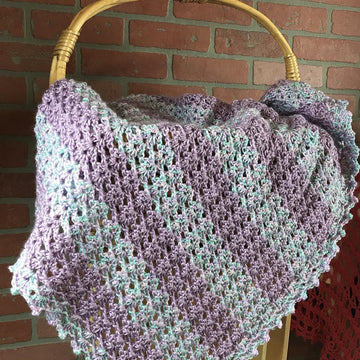 Fan Stitch Baby Blanket