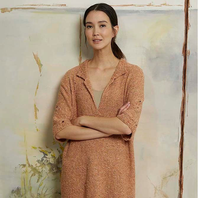 Lang Long Sweater Jumper Knitting Pattern