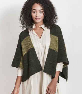 Blue Sky Fibers Janesville Jacket Coat Knitting Pattern