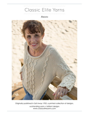 Classic Elite Yarns Ardith Jumper Knitting Pattern