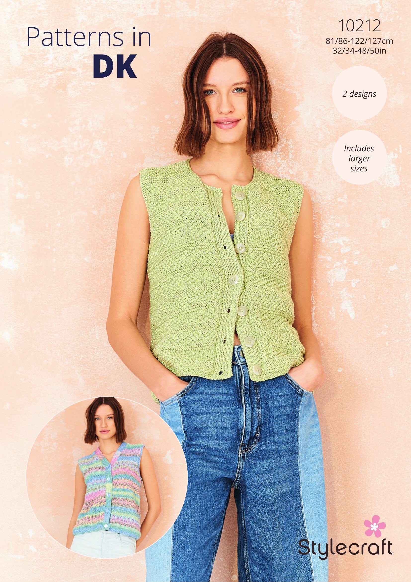 Waistcoats in Stylecraft Cotton Twist DK & Colour Burst DK PDF