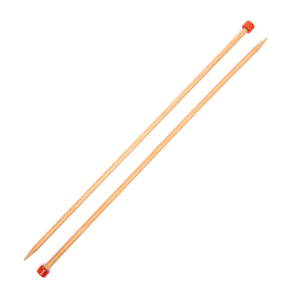 KnitPro Basix Beech Single Pointed Needle 10"