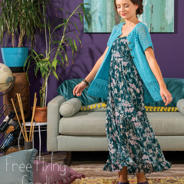 Universal Yarn Free Flying Cardi Cardigan Crochet Pattern