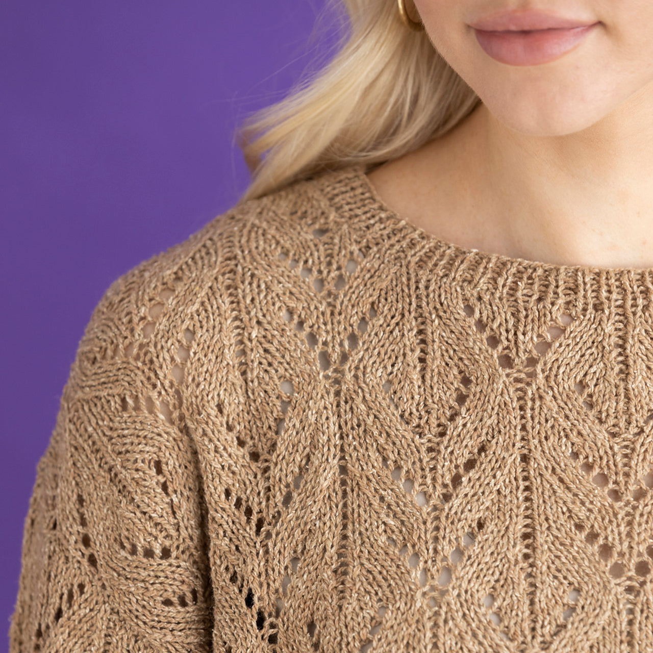 Elsebeth Lavold EL- Beech Leaf Pullover Knitting Pattern