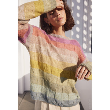 Lana Grossa 12 Pullover Jumper Knitting Pattern