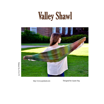 Jojoland Valley Shawl Wrap Knitting Pattern