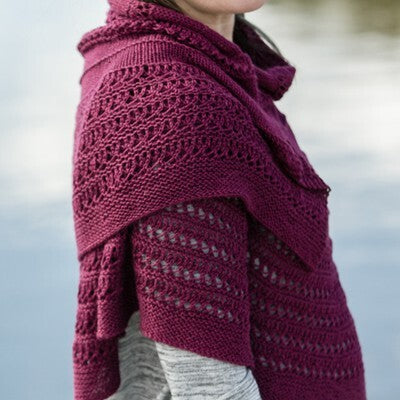 Valley Yarns Sequoyah Shawl Knitting Pattern
