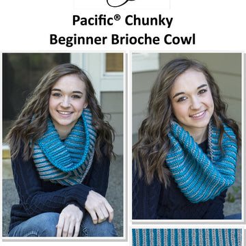 Cascade Yarns C293 Beginner Brioche Cowl (Free)
