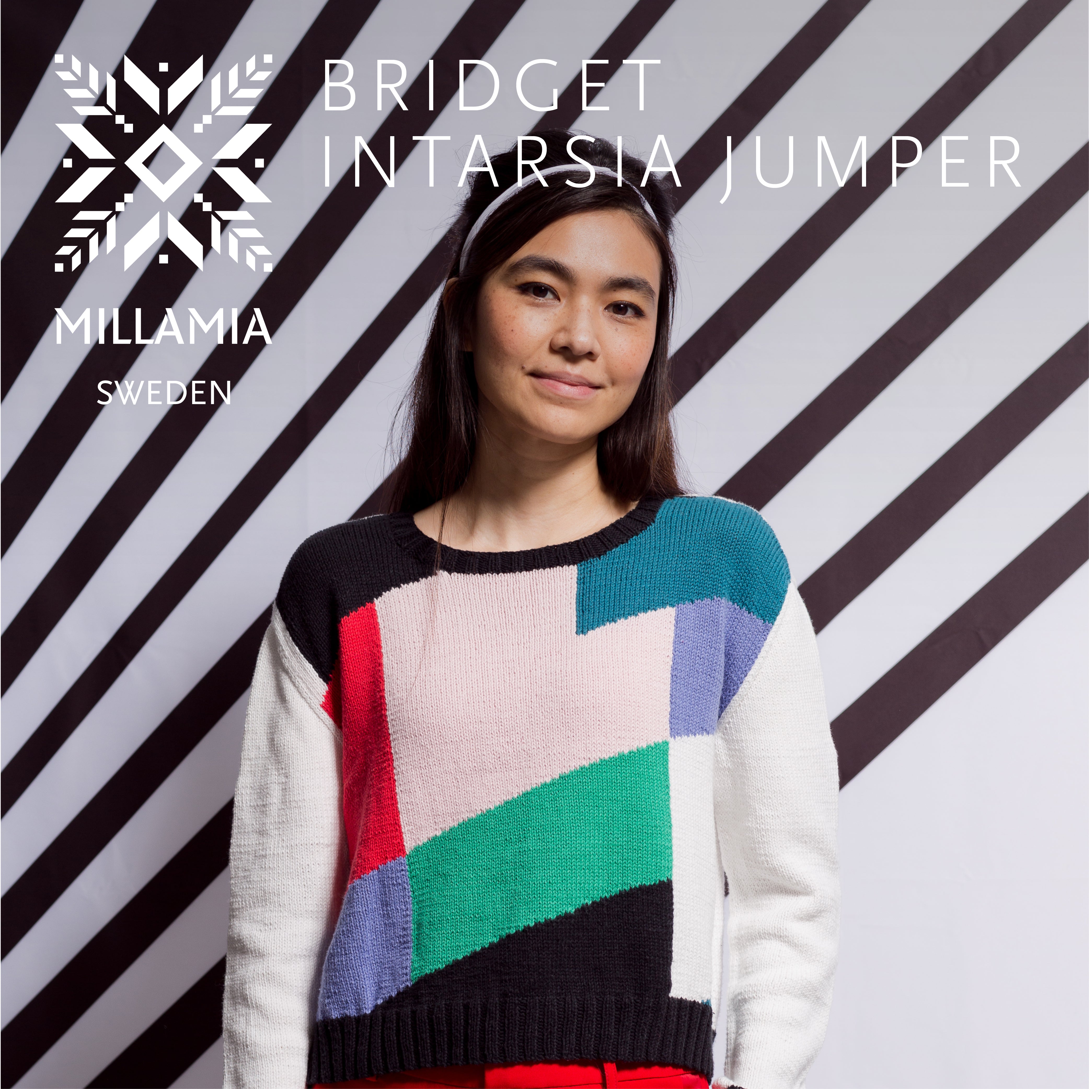MillaMia Bridget Intarsia Jumper Knitting Pattern