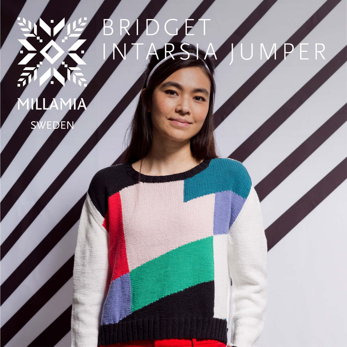 MillaMia Bridget Intarsia Jumper Knitting Pattern