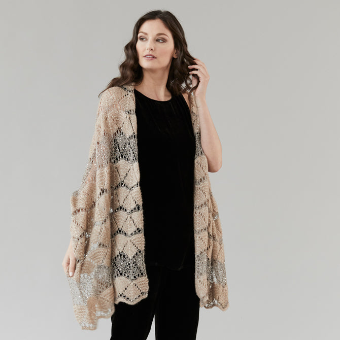 Stacy Charles Fine Yarns Vanessa Wrap Knitting Pattern