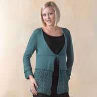 Valley Yarns Hanging Garden Layered Cardigan Knitting Pattern