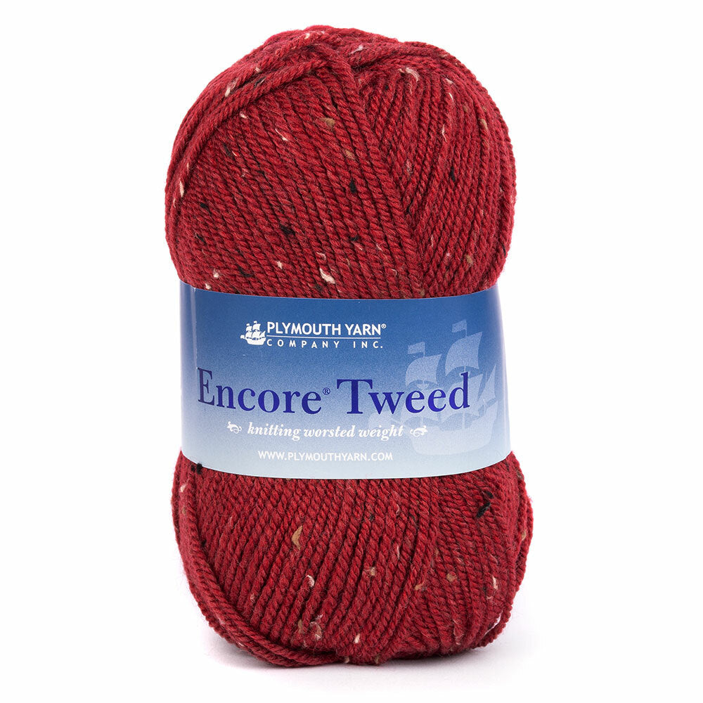 Plymouth Yarn Encore Tweed Yarn - Acrylic Worsted