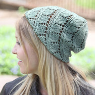 Valley Yarns Birch Leaf Hat Knitting Pattern