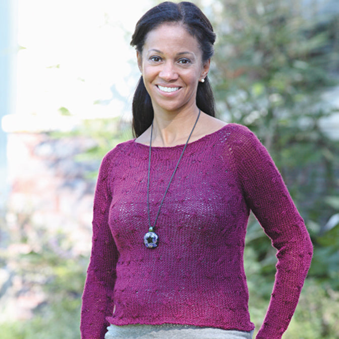 Valley Yarns Bordeaux Pullover Knitting Pattern