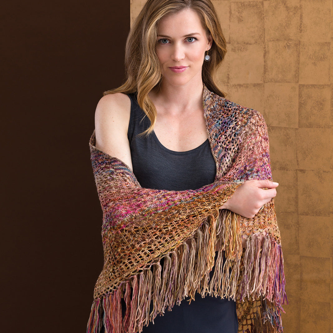 Koigu Charlotte's Web Shawl Wrap Knitting Pattern