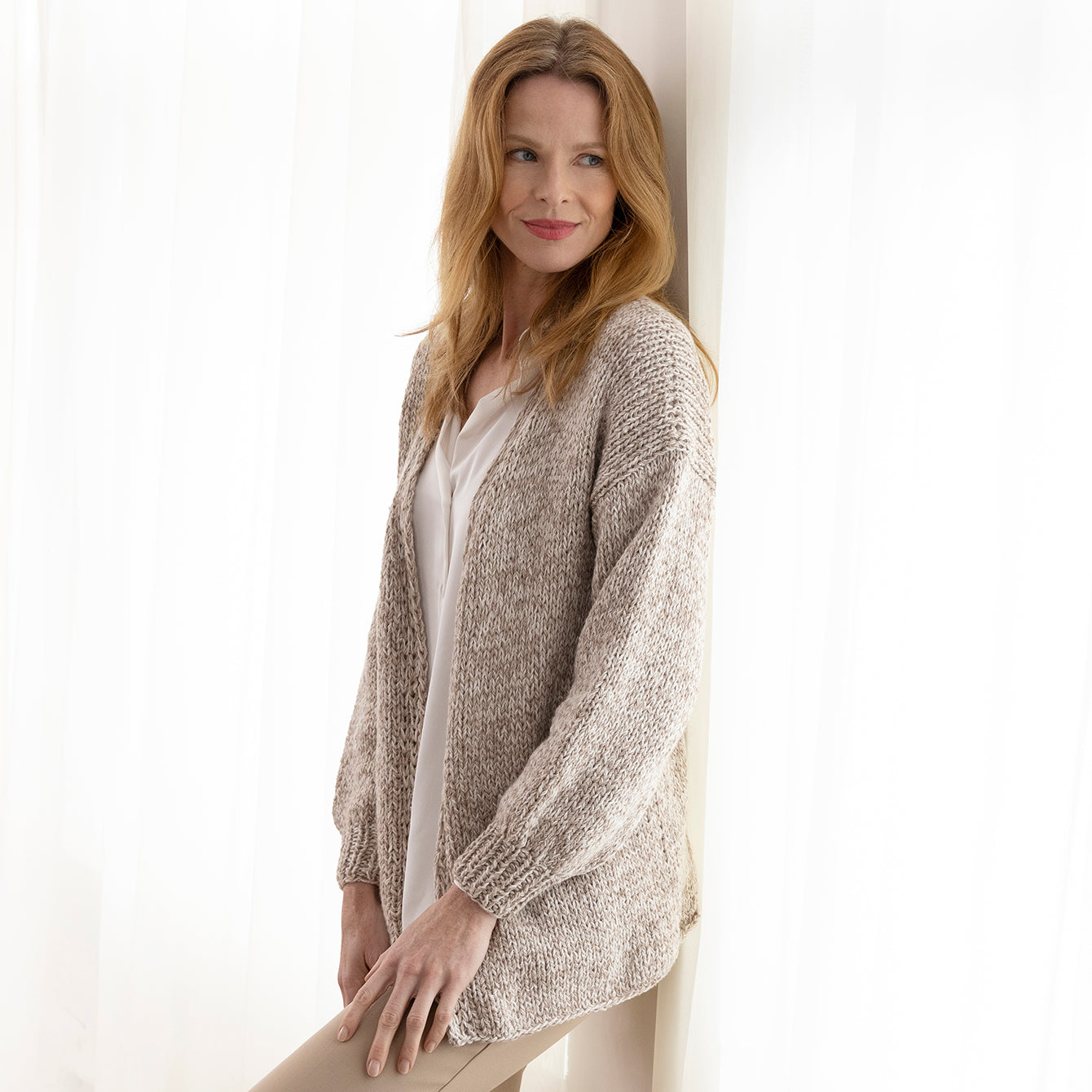 String Aria Cardigan Knitting Pattern