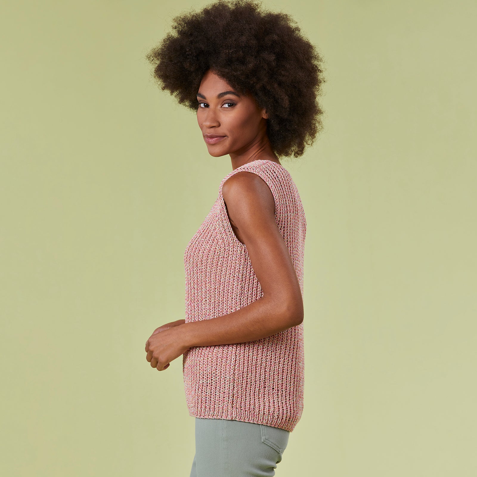 Tahki Yarns Bar Harbor Tank Knitting Pattern