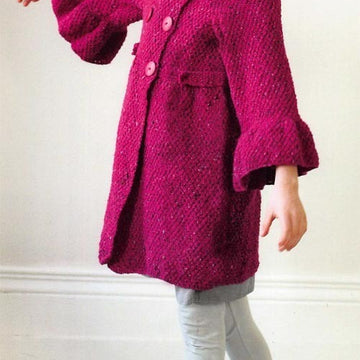 Bell Sleeved Coat in Debbie Bliss - DB120