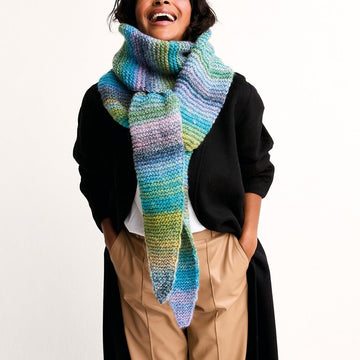 Sirdar Strata Tie-Style Scarf Knitting Pattern