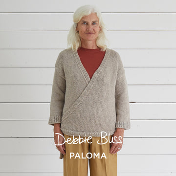 Debbie Bliss Rafaela Wrapover Cardigan Knitting Pattern