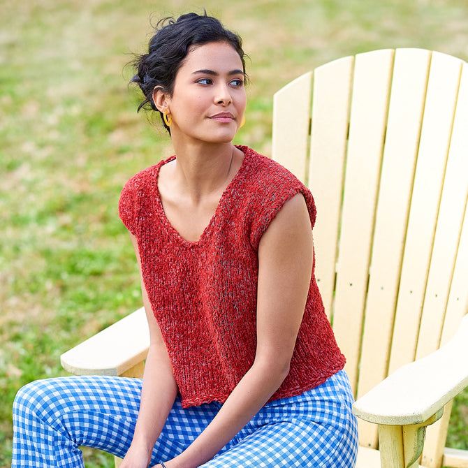 Berroco 417 Gingham Bag Crochet Pattern