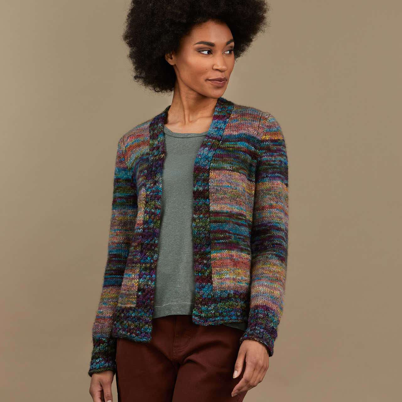 Tahki Yarns Overland Lake Cardigan Knitting Pattern