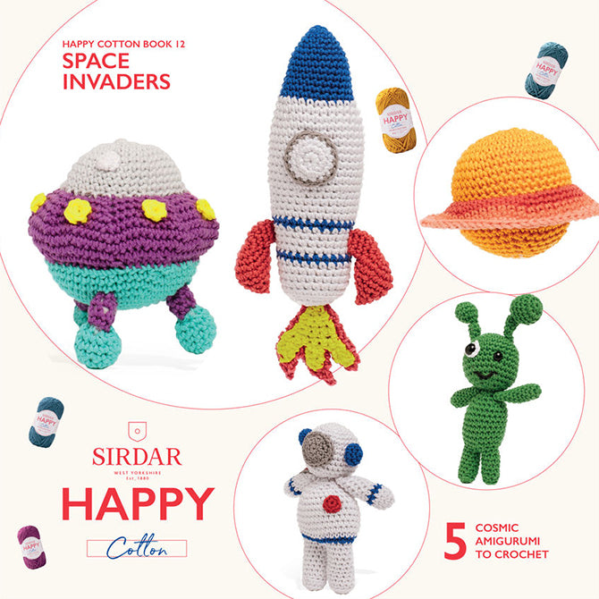Sirdar Space Invaders Crochet Pattern