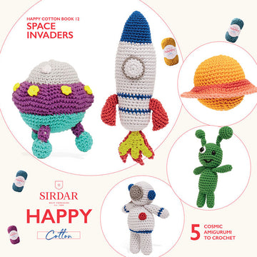 Sirdar Space Invaders Crochet Pattern