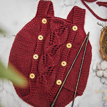 Blooming Knit Romper & Bonnet