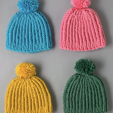 Paintbox Yarns Happy Hat Knitting Pattern