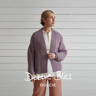 Debbie Bliss Lace & Garter Stitch Cardigan Knitting Pattern