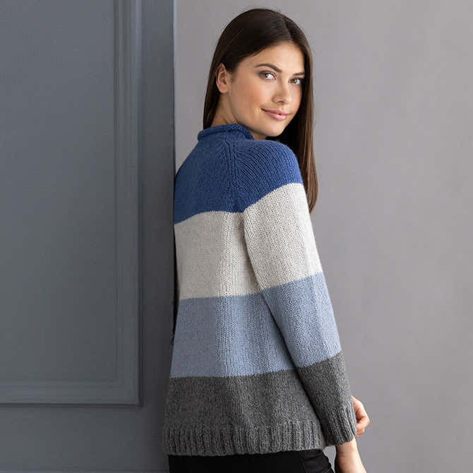 String Stephanie Pullover Jumper Knitting Pattern
