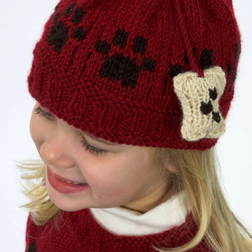 Doggie Hat in Plymouth Encore Worsted - F143 - PDF