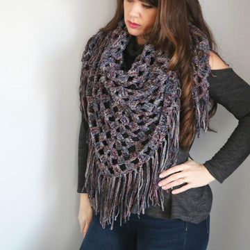 Shimmer Triangle Shawl
