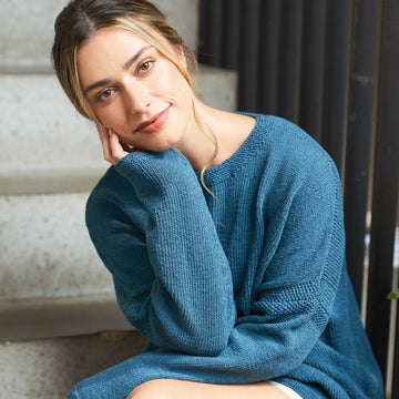 Warmth Sweater in Rowan Cotton Revive PDF