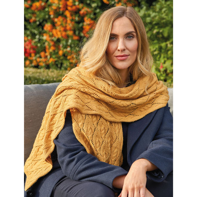 Rowan Bonaire Wrap Knitting Pattern