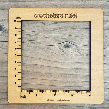 Katrinkles Gauge Swatch Measurement Ruler Tool