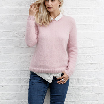 Rowan 06 Crew Neck Sweater Jumper Knitting Pattern