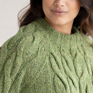 String Willow Pullover Scarf Knitting Pattern