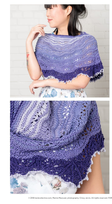 Twist Collective Lusca Wrap Knitting Pattern