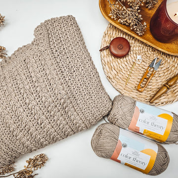 Toasty Wheat Crochet Sweater