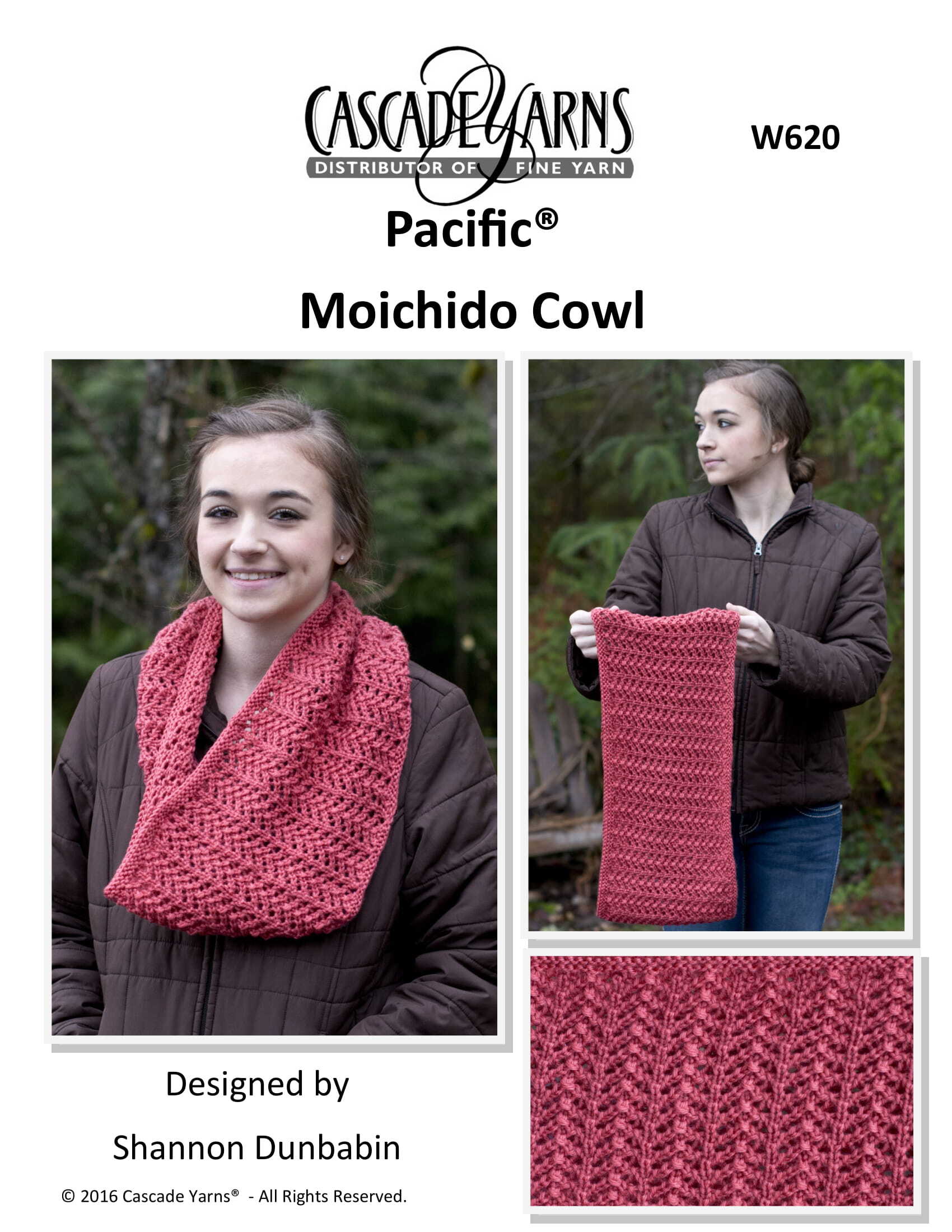 Cascade Yarns Moichido Cowl Knitting Pattern