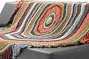 Knitted Circle Throw Pattern