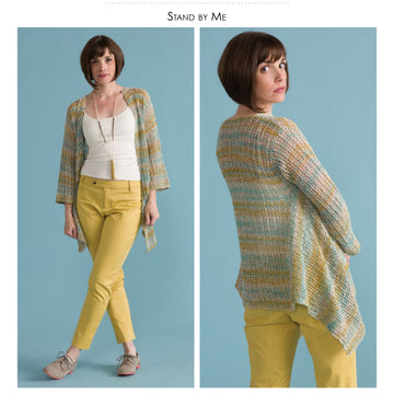 Classic Elite Yarns Stand By Me Cardigan Knitting Pattern